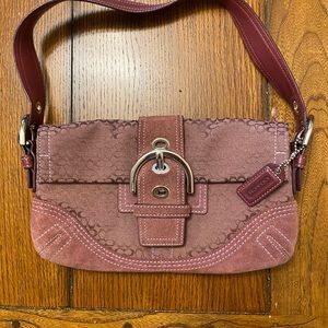 Used authentic small Coach shoulder bag